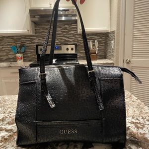 Guess black purse.